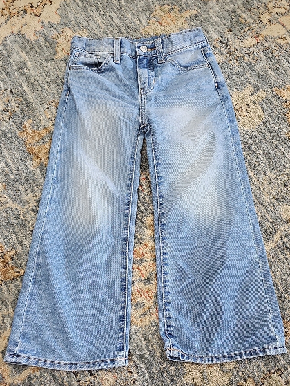 Old Navy Light Blue Kids Wide Leg Jeans